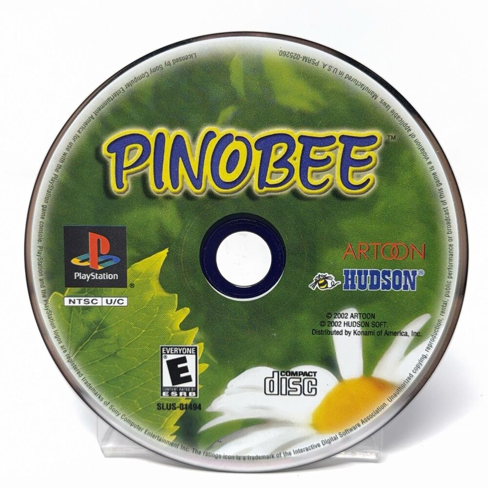 Pinobee Sony PlayStation 1 PS1 Disc Only Refurbished Tested